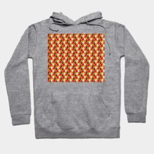 Cute Orange Ghost Pattern Hoodie